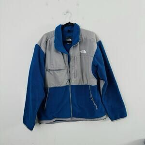 The North Face Blue And Gray Polartec Fleece Zip Up Jacket Men’s Size L